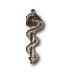 caducee medecine argent